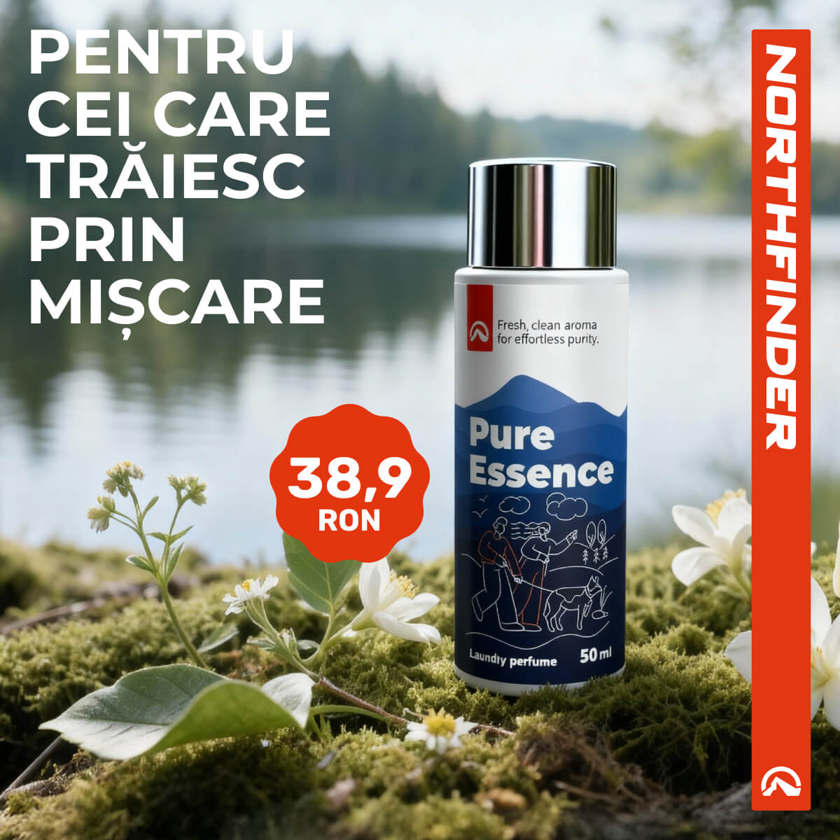 Parfum de rufe NORTHFINDER – persistența mirosului