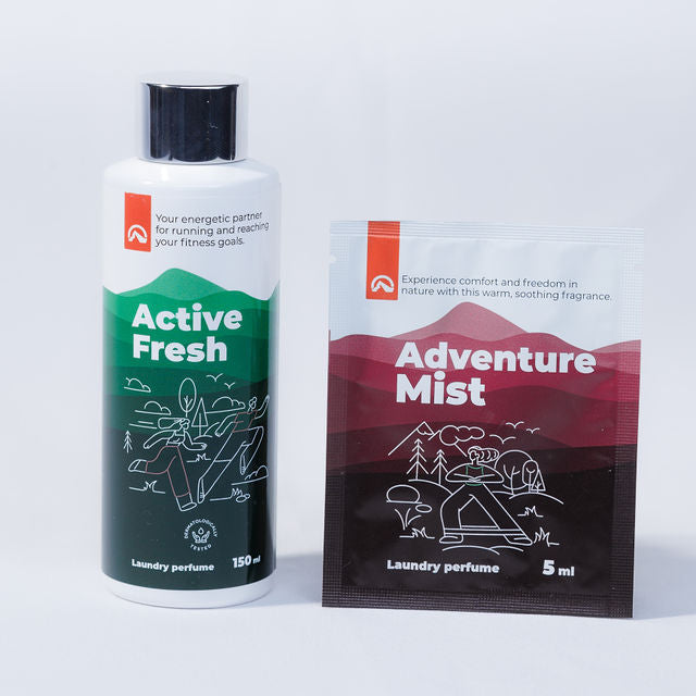Dozaj parfum de rufe NORTHFINDER Active Fresh – 5 ml per spălare în compartimentul de balsam