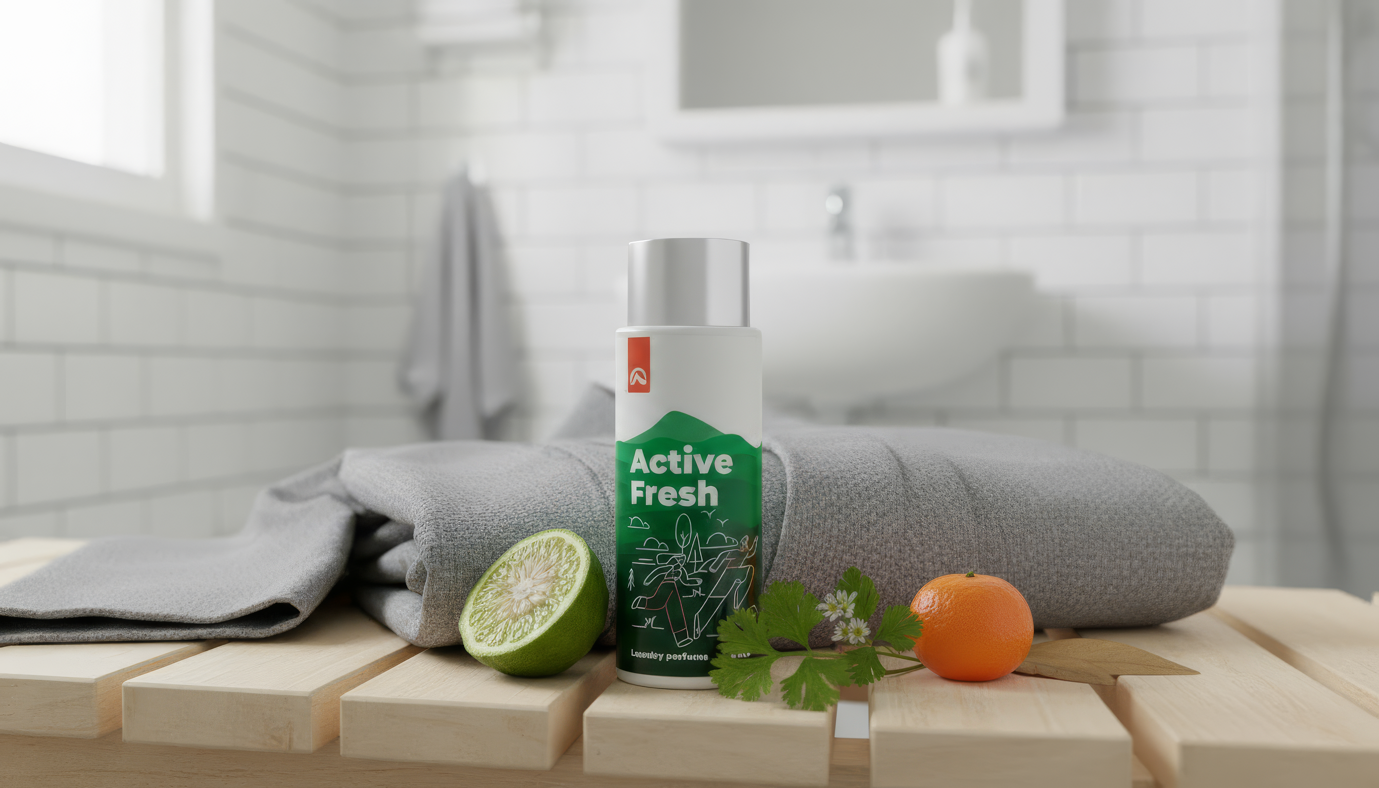 ACTIVE FRESH Parfum de rufe energizant sport cu note citrice 150ML