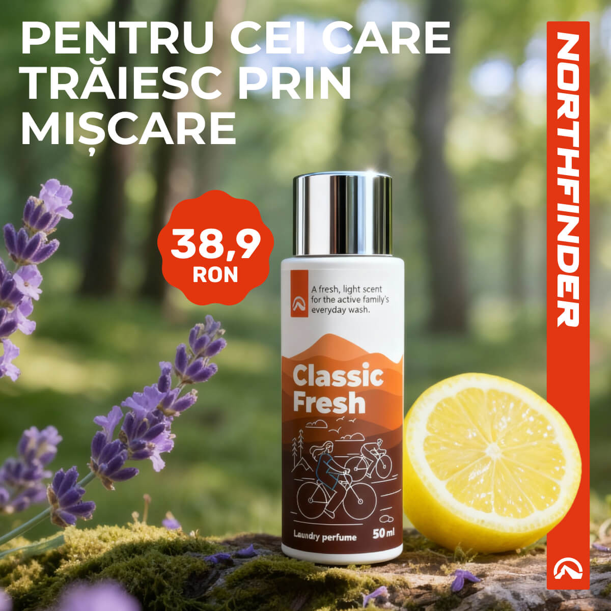 CLASSIC FRESH Parfum de rufe zilnic cu note florale 50ML