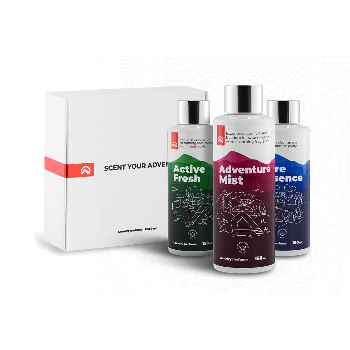 Set Economic Parfumuri de Rufe 3×150 ml – Fresh, Citrus & Wood