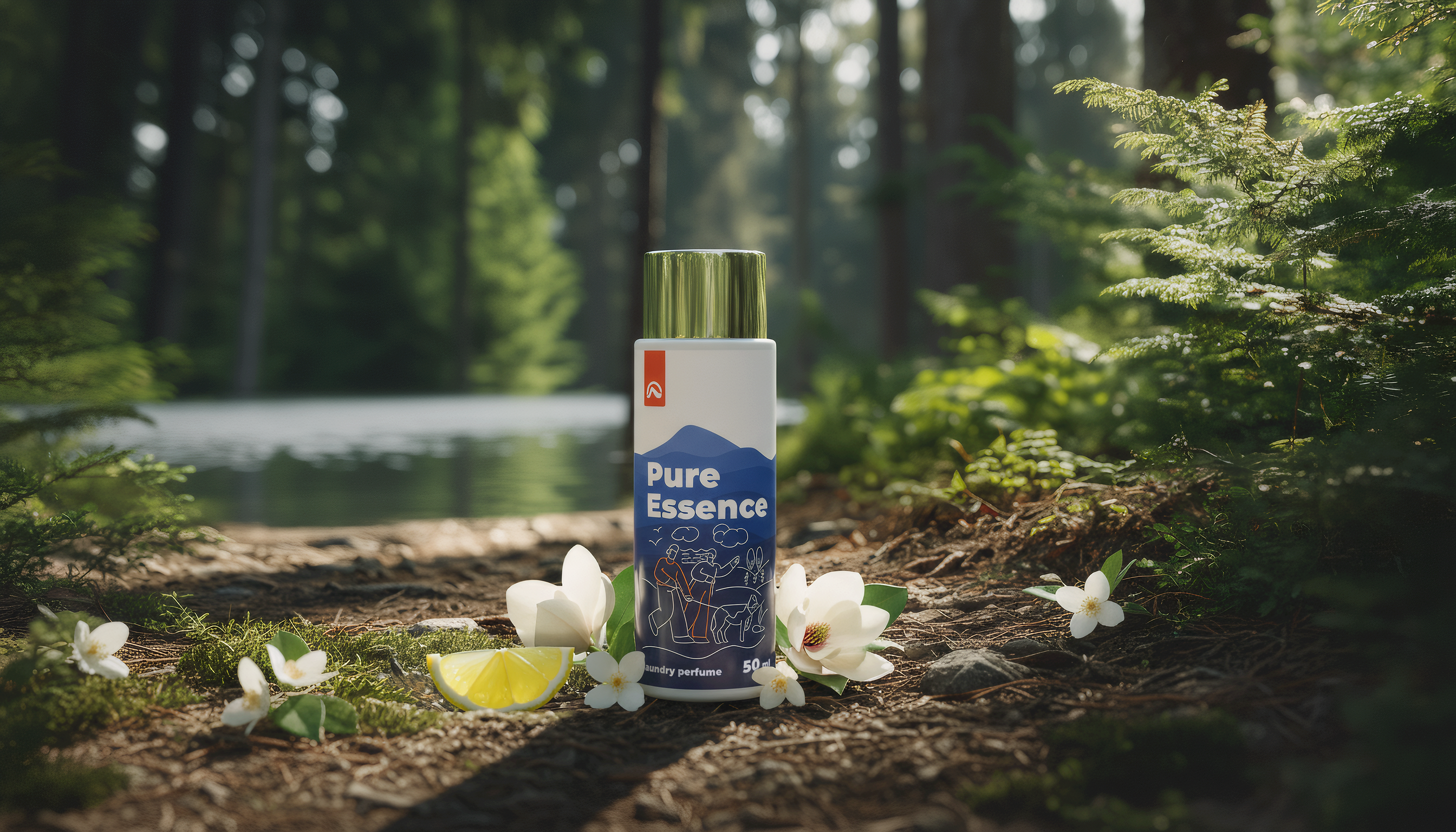 PURE ESSENCE Parfum de rufe zilnic cu note citrice 50ML