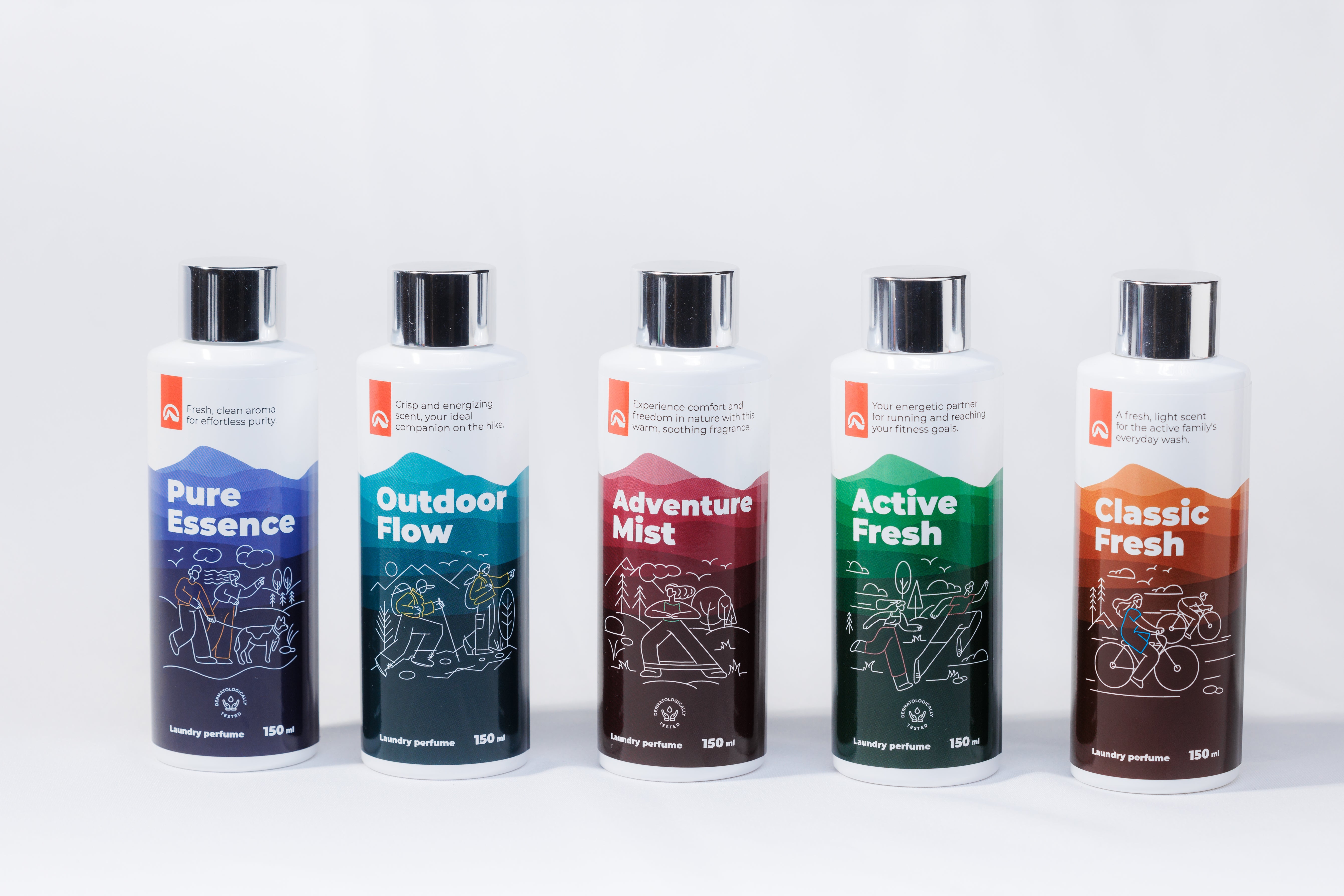 Set Economic Parfumuri de Rufe 5×150 ml – Fresh, Citrus, Floral & Wood