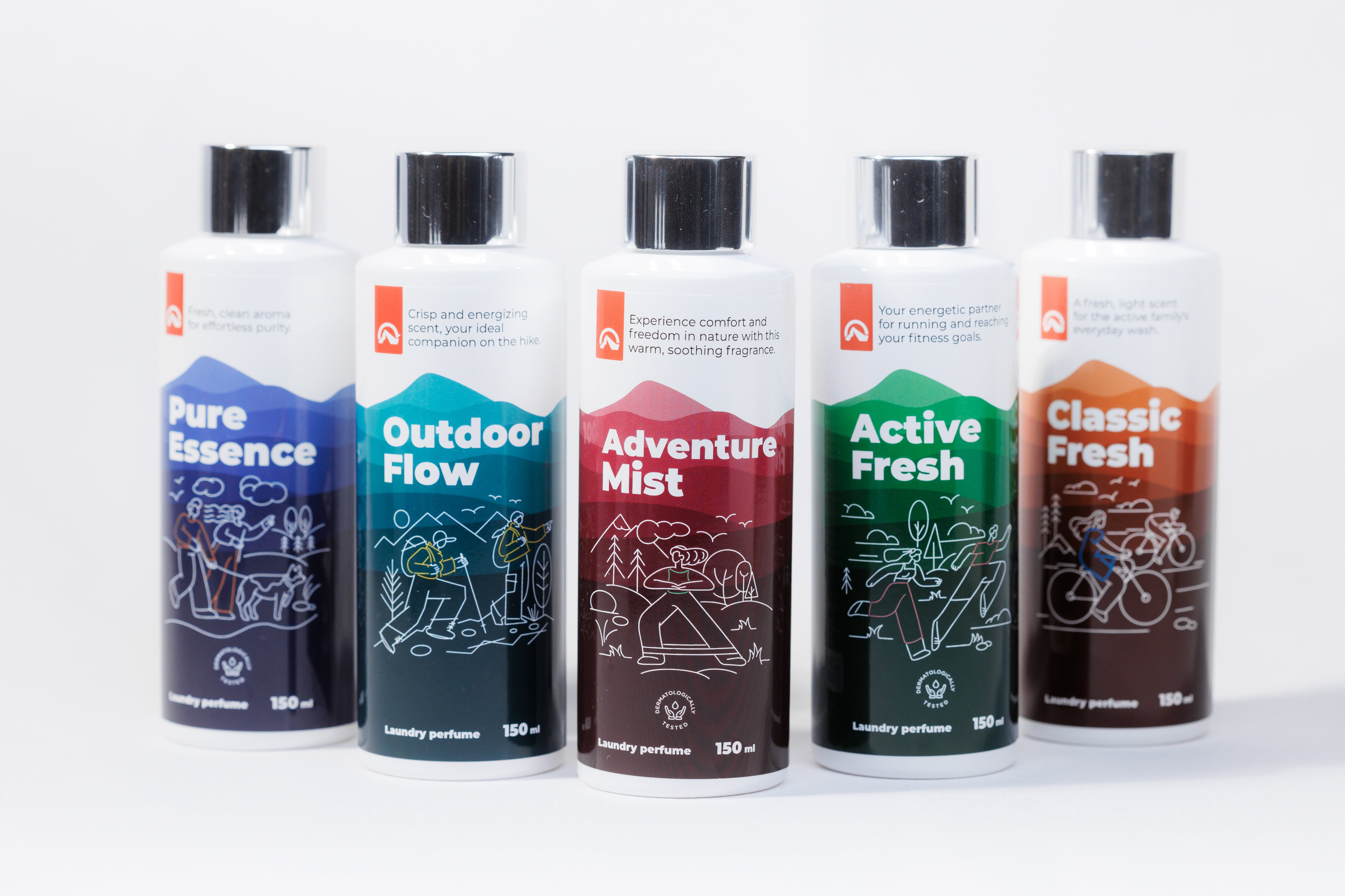 Set Economic Parfumuri de Rufe 5×150 ml – Fresh, Citrus, Floral & Wood