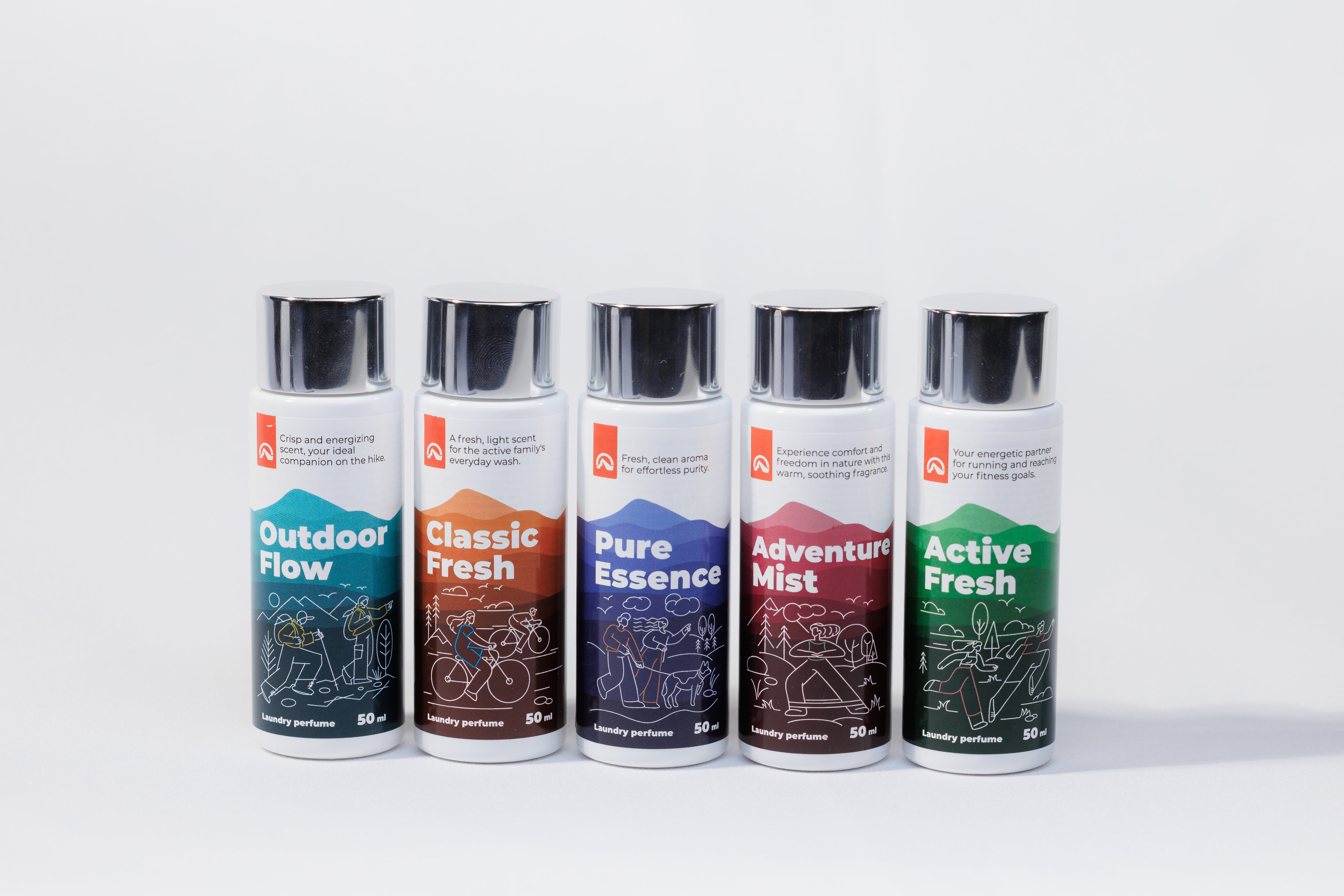 Set Economic Parfumuri de Rufe 5×50 ml – Fresh, Citrus, Floral & Wood