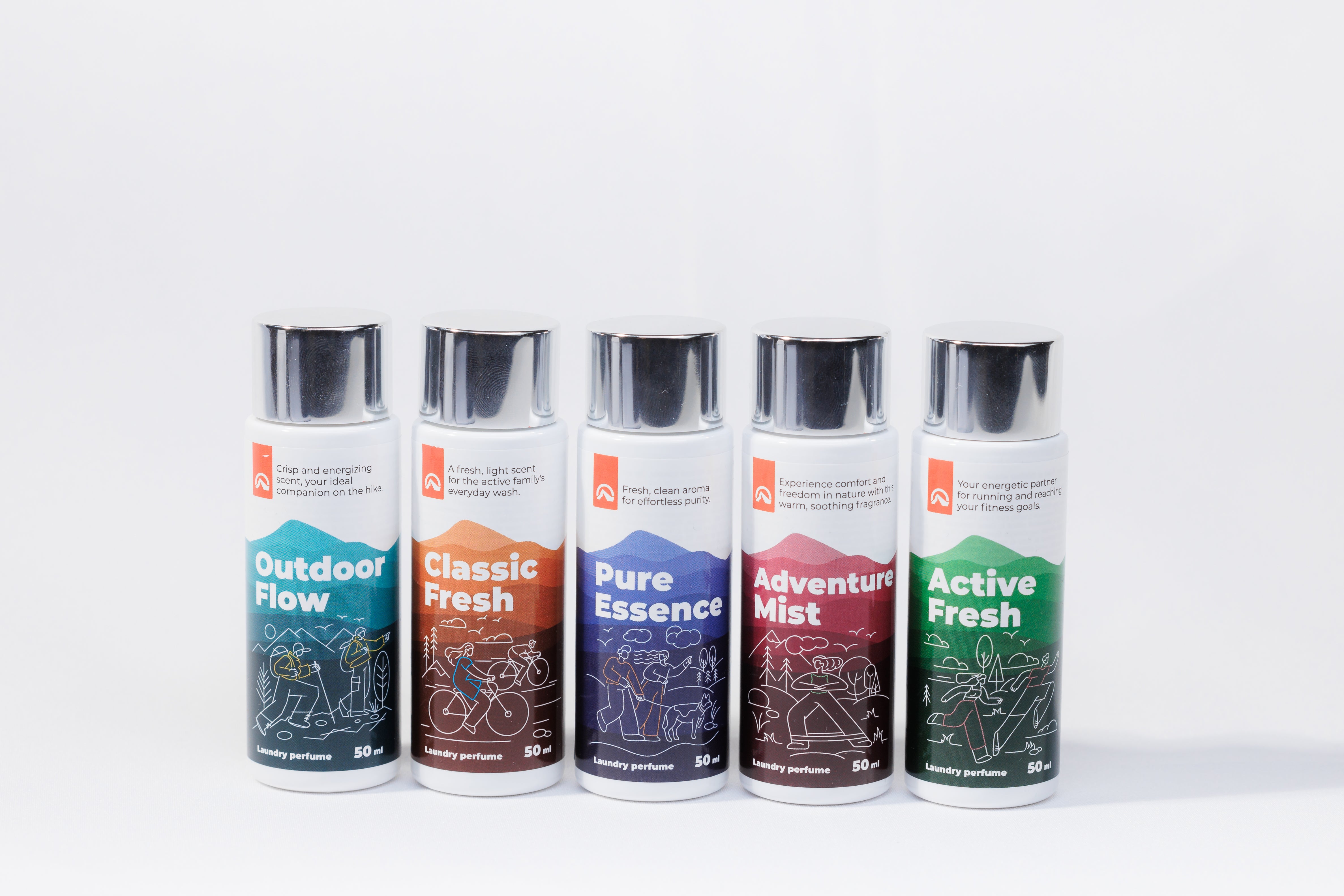 Set Economic Parfumuri de Rufe 5×50 ml – Fresh, Citrus, Floral & Wood