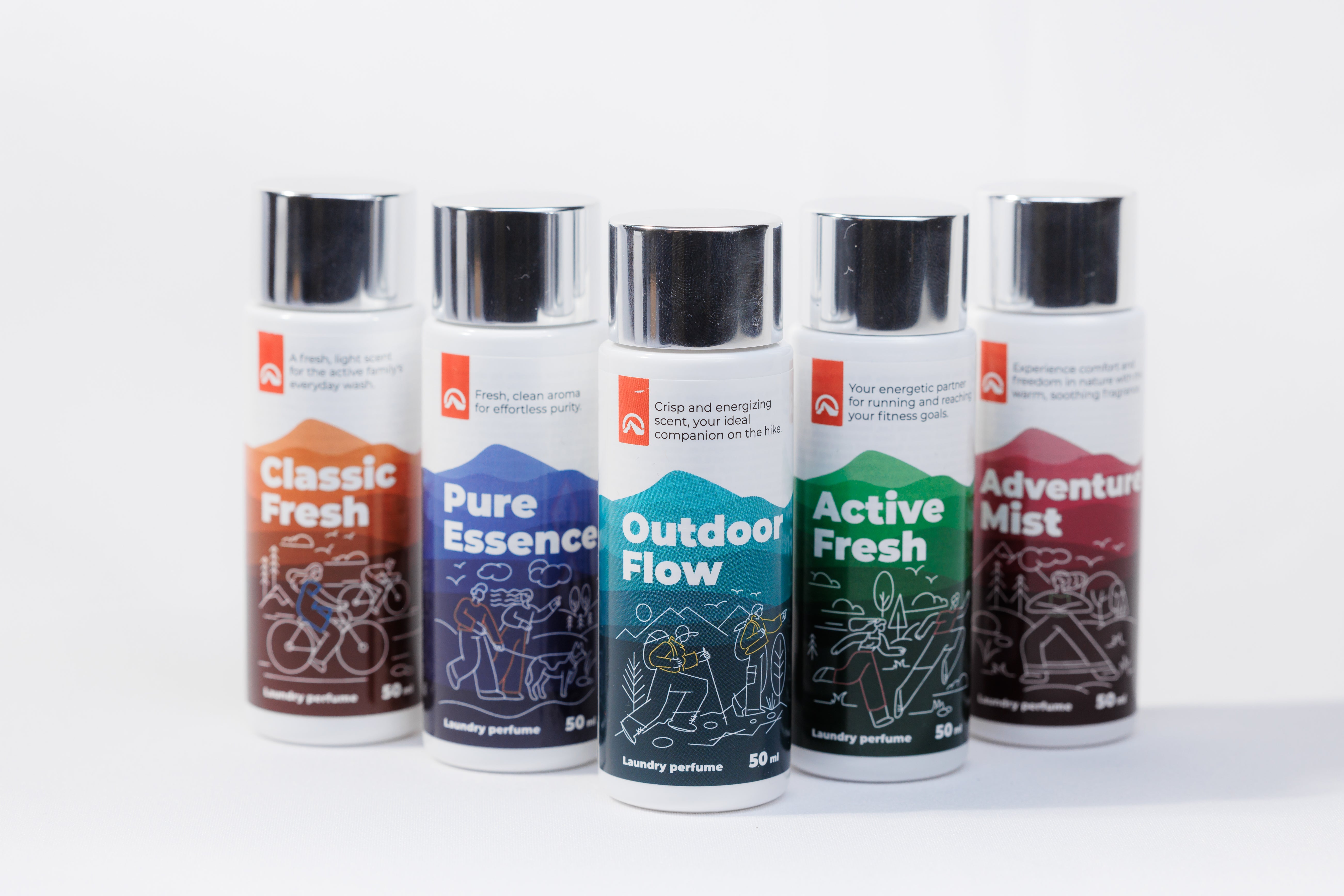 Set Economic Parfumuri de Rufe 5×50 ml – Fresh, Citrus, Floral & Wood