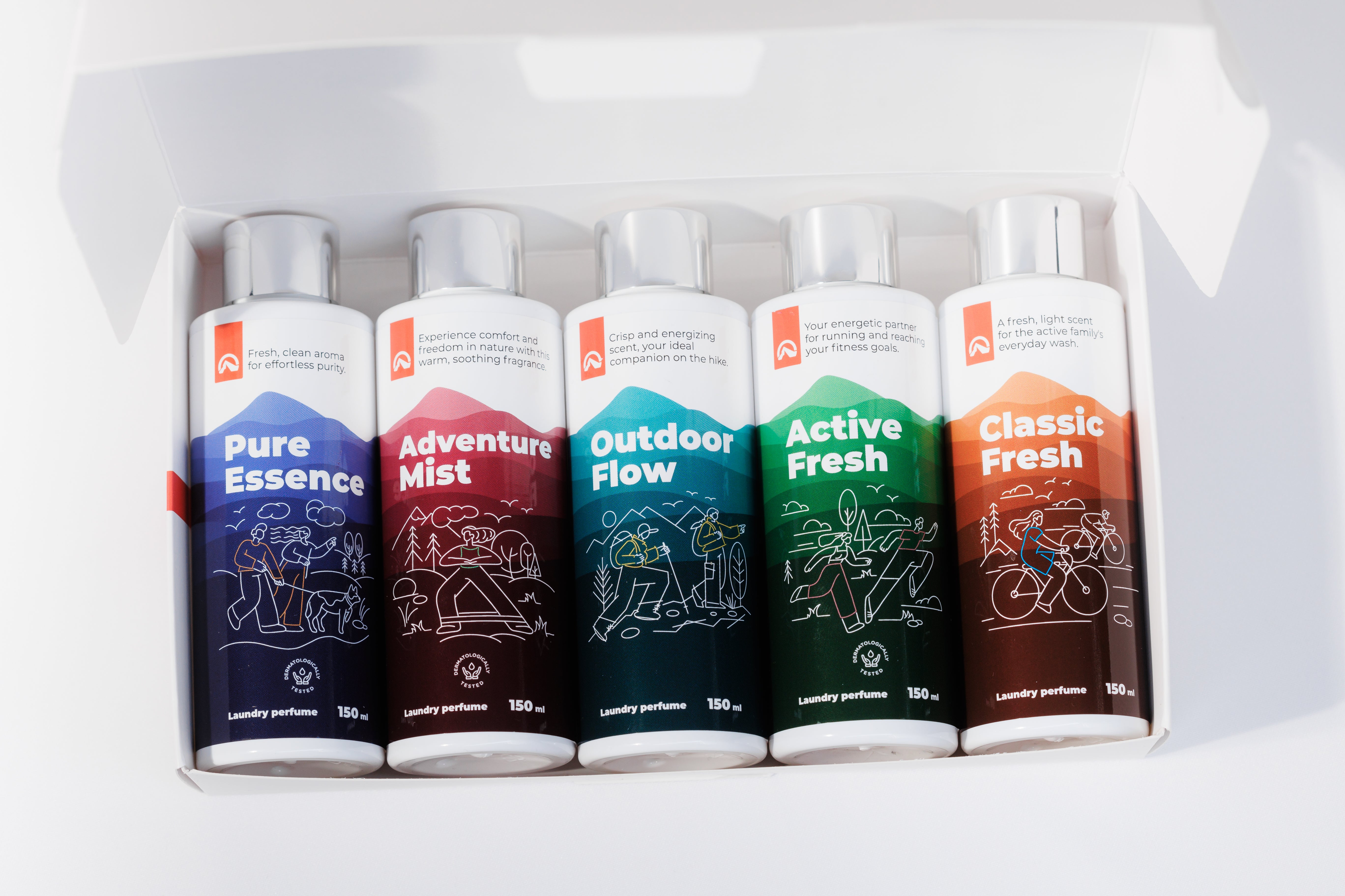 Set Economic Parfumuri de Rufe 5×150 ml – Fresh, Citrus, Floral & Wood