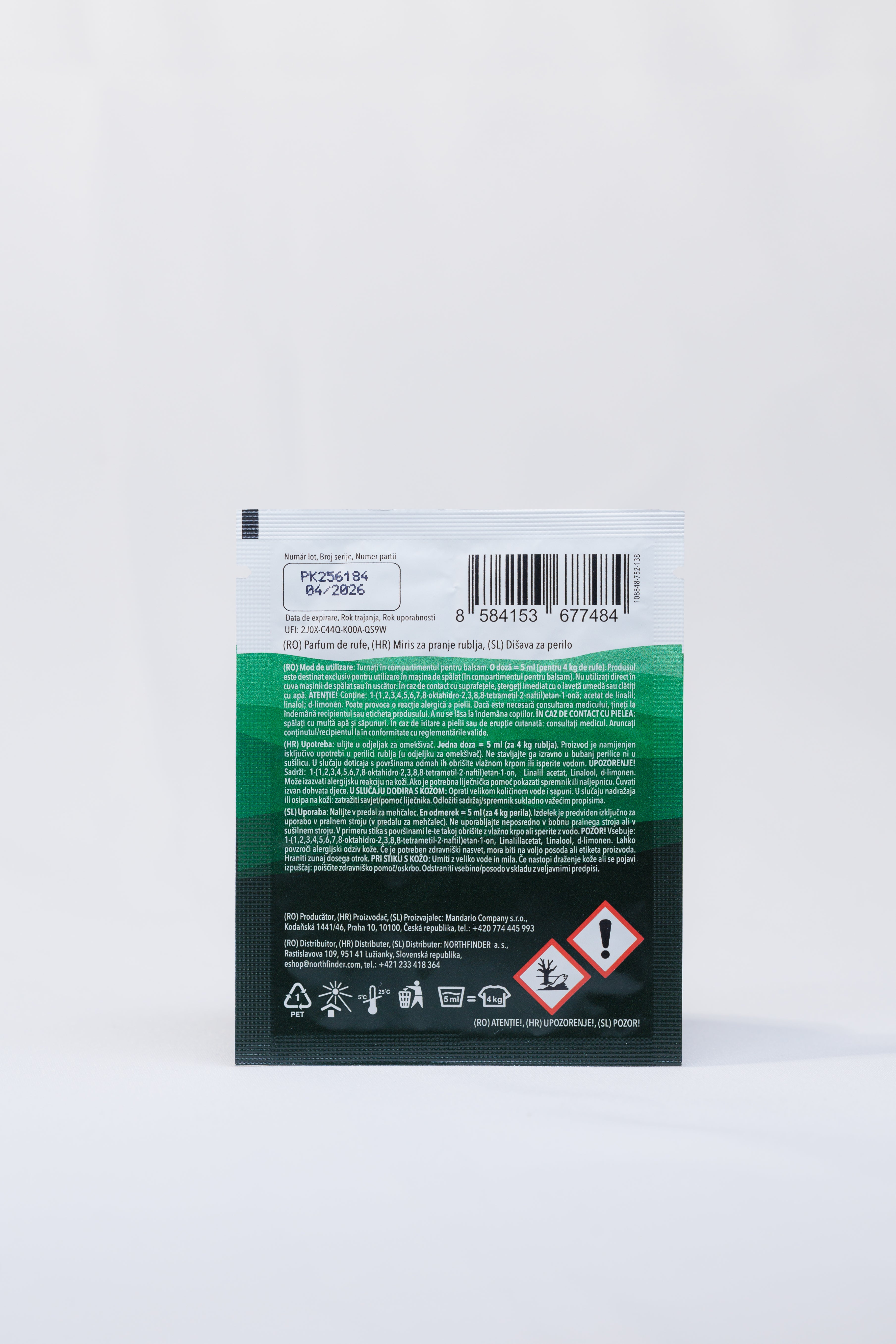 ACTIVE FRESH Parfum de rufe energizant sport cu note citrice 5ML