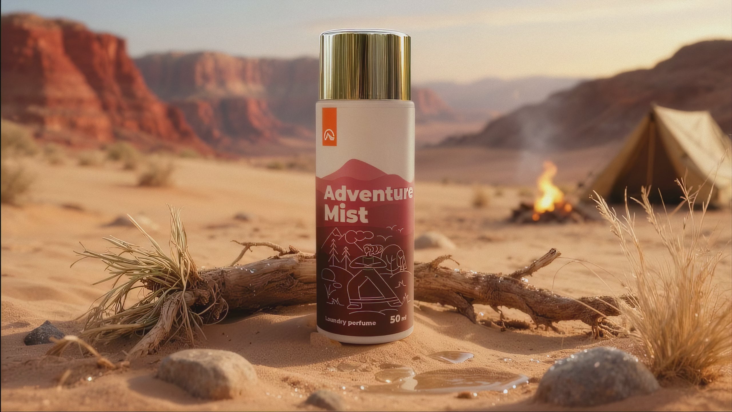 Încarcă video: ADVENTURE MIST Parfum de rufe outdoor cu note lemnoase 150ML